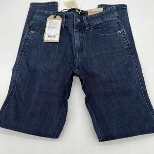 NEW prAna INDIGO WASH ODAY JEANS PANTS SIZE 0 REGULAR INSEAM